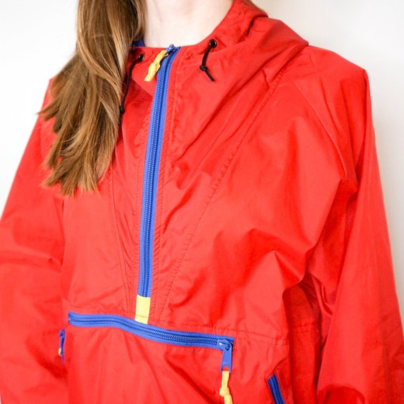 SIERRA DESIGNS Vintage Red Pullover Windbreaker - Picture 5 of 6